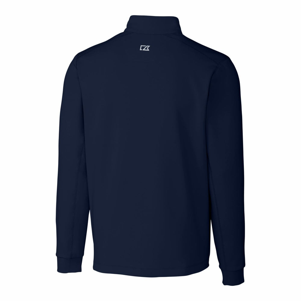 Detroit Lions Cutter & Buck Big & Tall Traverse Stretch Quarter-Zip Top - Navy sale