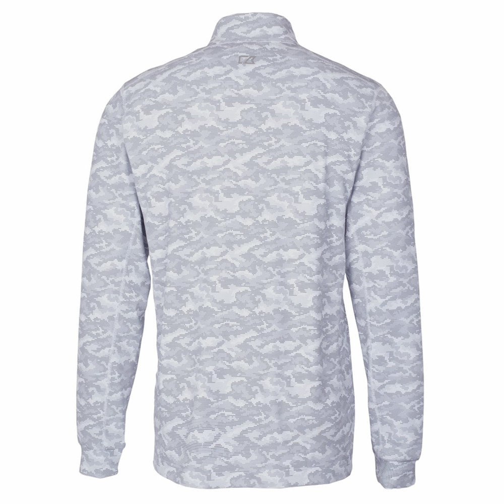 Pittsburgh Steelers Cutter & Buck Big & Tall Traverse Eco Camo Tri-Blend DryTec Quarter-Zip Jacket - Charcoal outlet