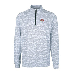 San Francisco 49ers Cutter & Buck Big & Tall Traverse Eco Camo Tri-Blend DryTec Quarter-Zip Jacket - Charcoal outlet