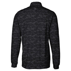 Tampa Bay Buccaneers Cutter & Buck Big & Tall Traverse Eco Camo Tri-Blend DryTec Quarter-Zip Jacket - Black cheap
