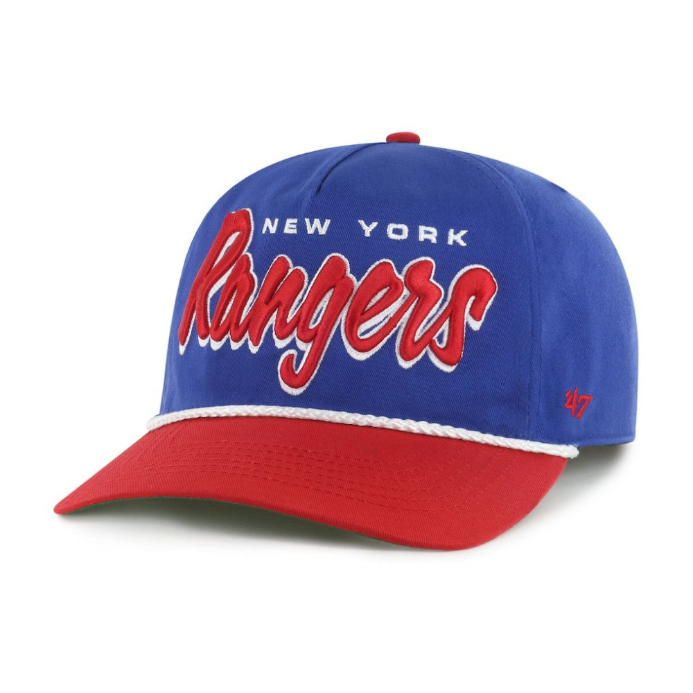 New York Rangers '47 Dropshadow Rope Hitch Adjustable Hat Blue/Red