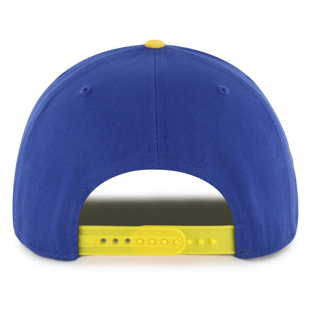 Golden State Warriors '47 Dropshadow Rope Hitch Adjustable Hat sale - Royal/Gold | 47 brand on sale
