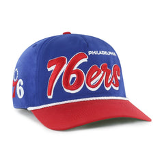 Philadelphia 76ers '47 Dropshadow Rope Hitch Adjustable Hat - Royal/Red | 47 brand online