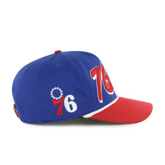 Philadelphia 76ers '47 Dropshadow Rope Hitch Adjustable Hat - Royal/Red | 47 brand online
