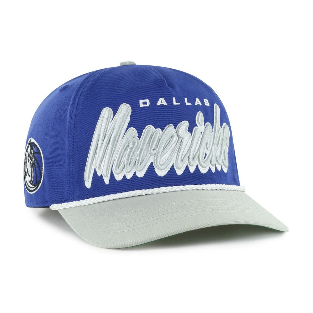 Dallas Mavericks '47 Dropshadow Rope Hitch Adjustable Hat sale - Blue/Gray | 47 brand cheap