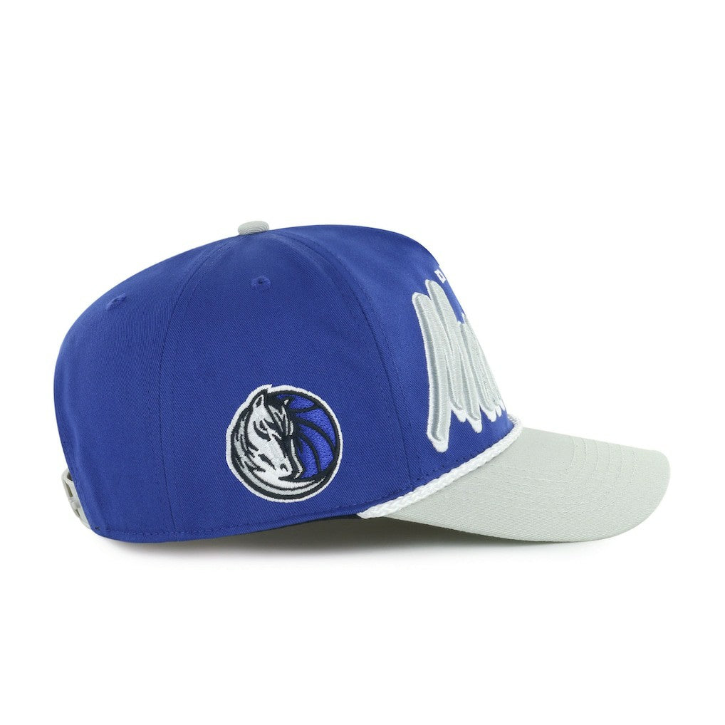 Dallas Mavericks '47 Dropshadow Rope Hitch Adjustable Hat sale - Blue/Gray | 47 brand cheap