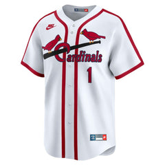 Ozzie Smith St. Louis Cardinals Throwback Cooperstown Collection Limited Jersey - White | Nike