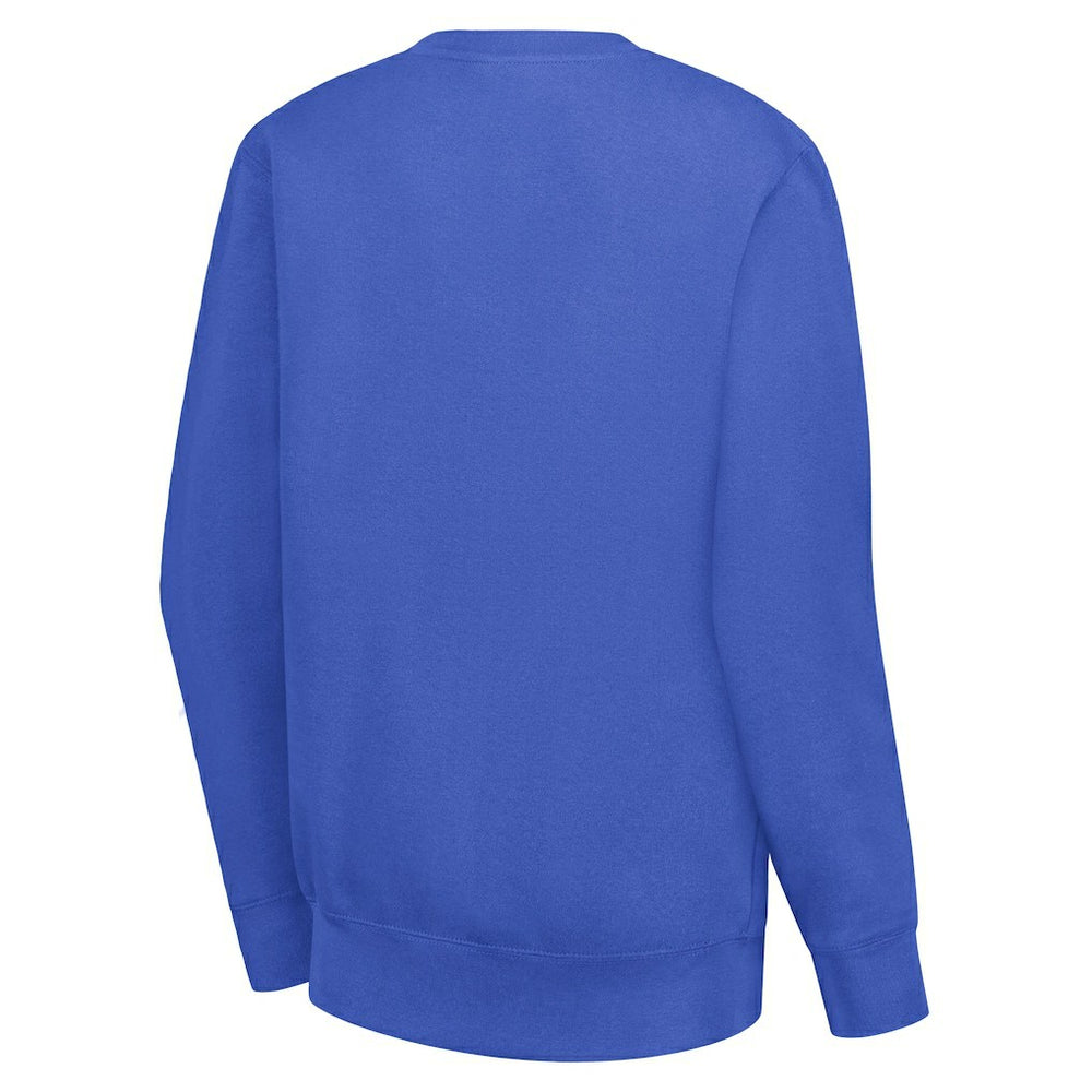 Dallas Mavericks G-III 4Her by Carl Banks Women's Leopard Heart Fleece Pullover Sweatshirt sale - Royal cheap