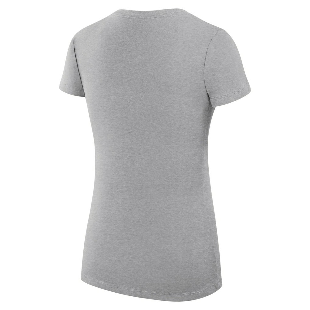 Detroit Pistons G-III 4Her by Carl Banks Women's Super-Slim Fit Lightweight Leopard Heart V-Neck T-Shirt sale - Heather Gray sale