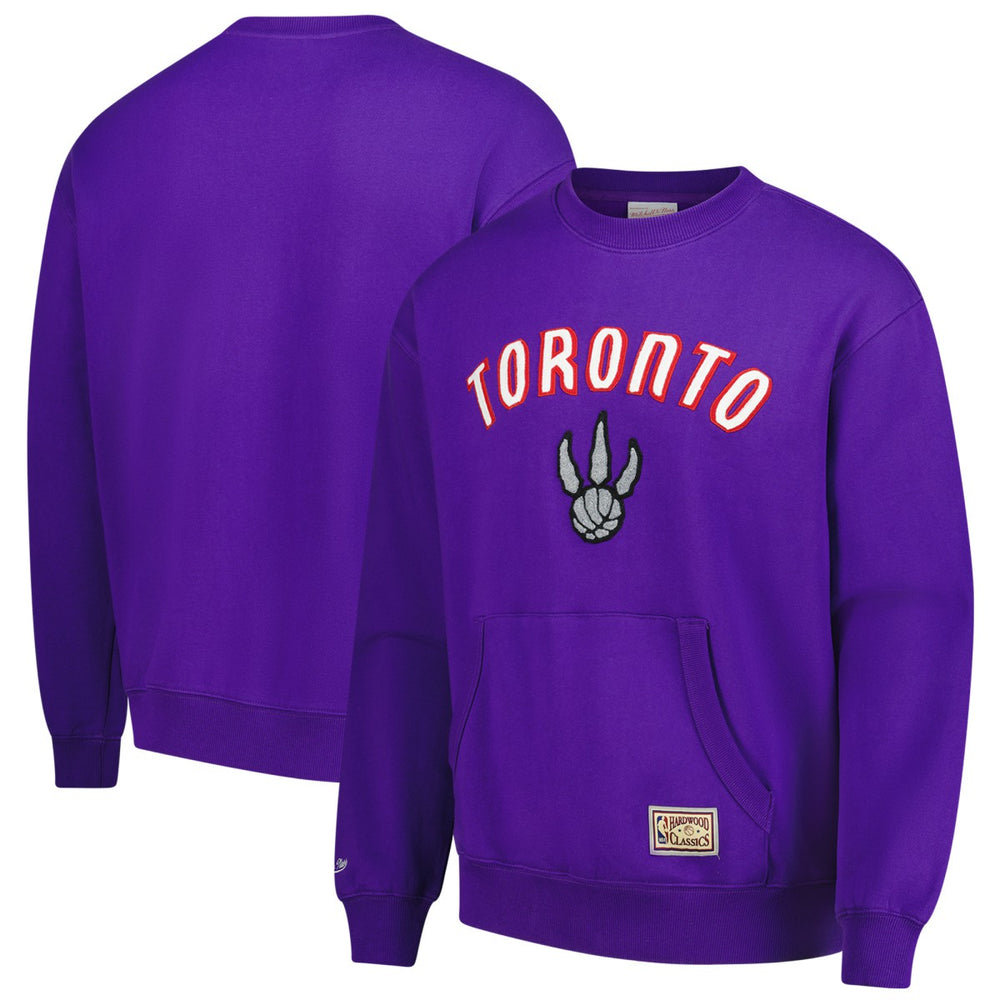 Toronto Raptors Nights Pullover Sweatshirt - Purple | Mitchell & Ness online