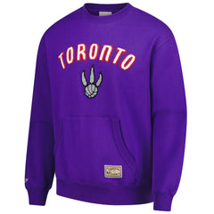 Toronto Raptors Nights Pullover Sweatshirt - Purple | Mitchell & Ness online
