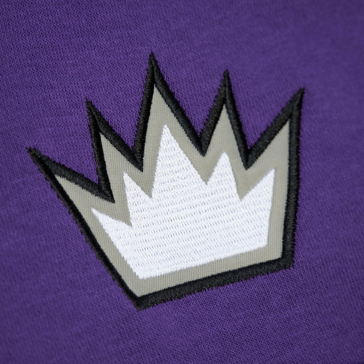 Sacramento Kings Hardwood Classics Nights Head Coach Pullover Hoodie - Purple | Mitchell & Ness on sale