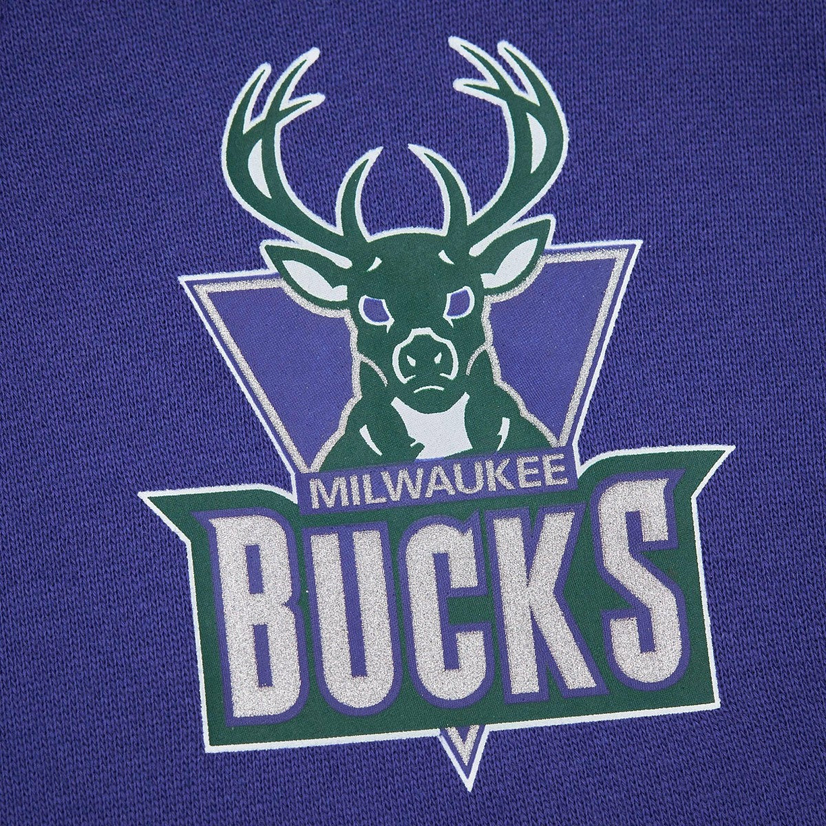 Milwaukee Bucks Hardwood Classics There & Back 2.0 Vintage Pullover Sweatshirt - Purple | Mitchell & Ness cheap