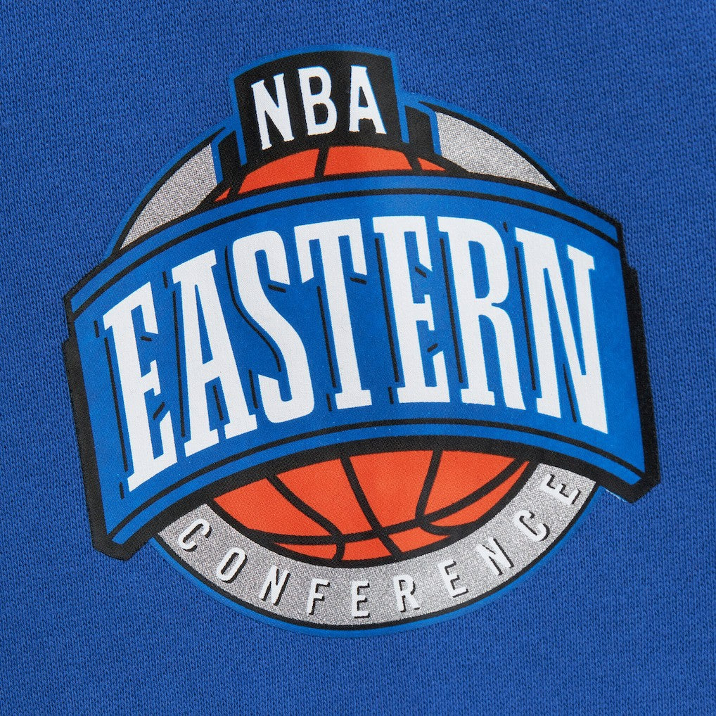Philadelphia 76ers Hardwood Classics There & Back 2.0 Vintage Pullover Sweatshirt - Royal | Mitchell & Ness shop