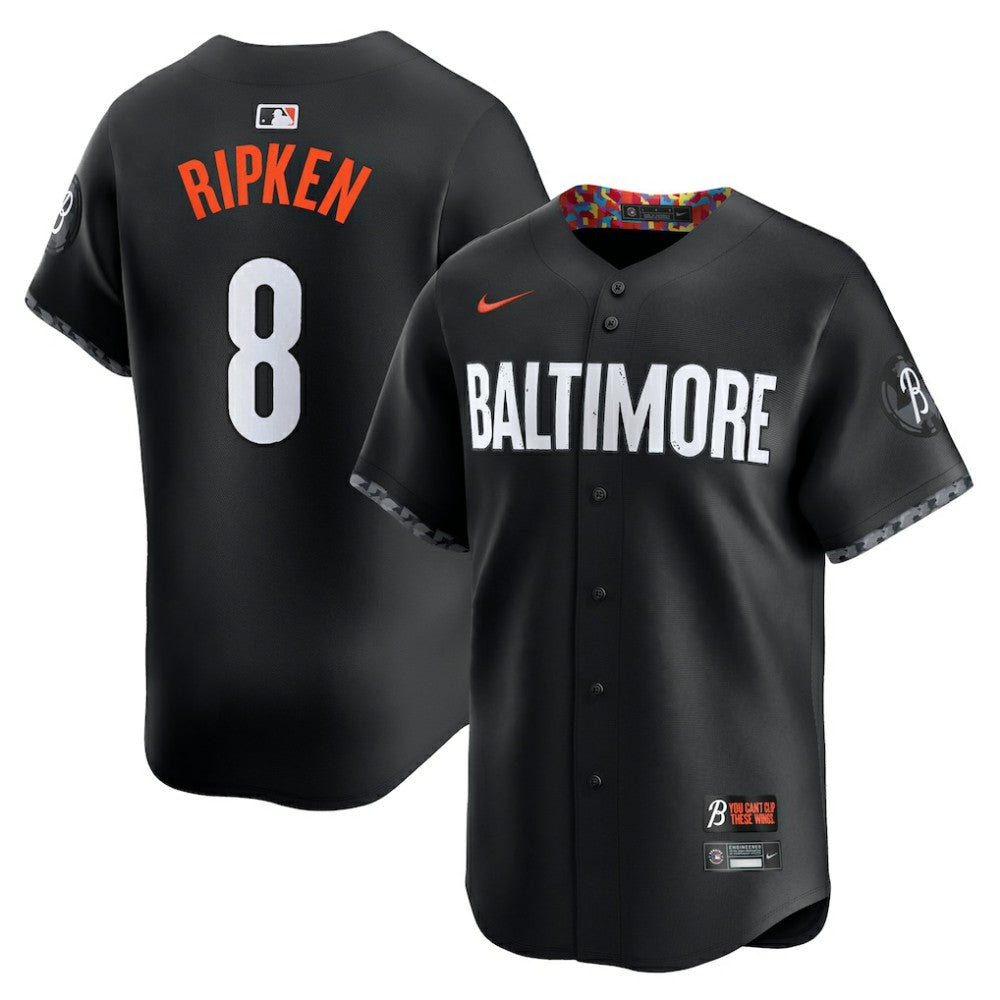 Cal Ripken Jr. Baltimore Orioles City Connect Limited Jersey - Black | Nike
