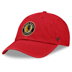 Chicago Blackhawks Fanatics Decades Collection Adjustable Hat Red