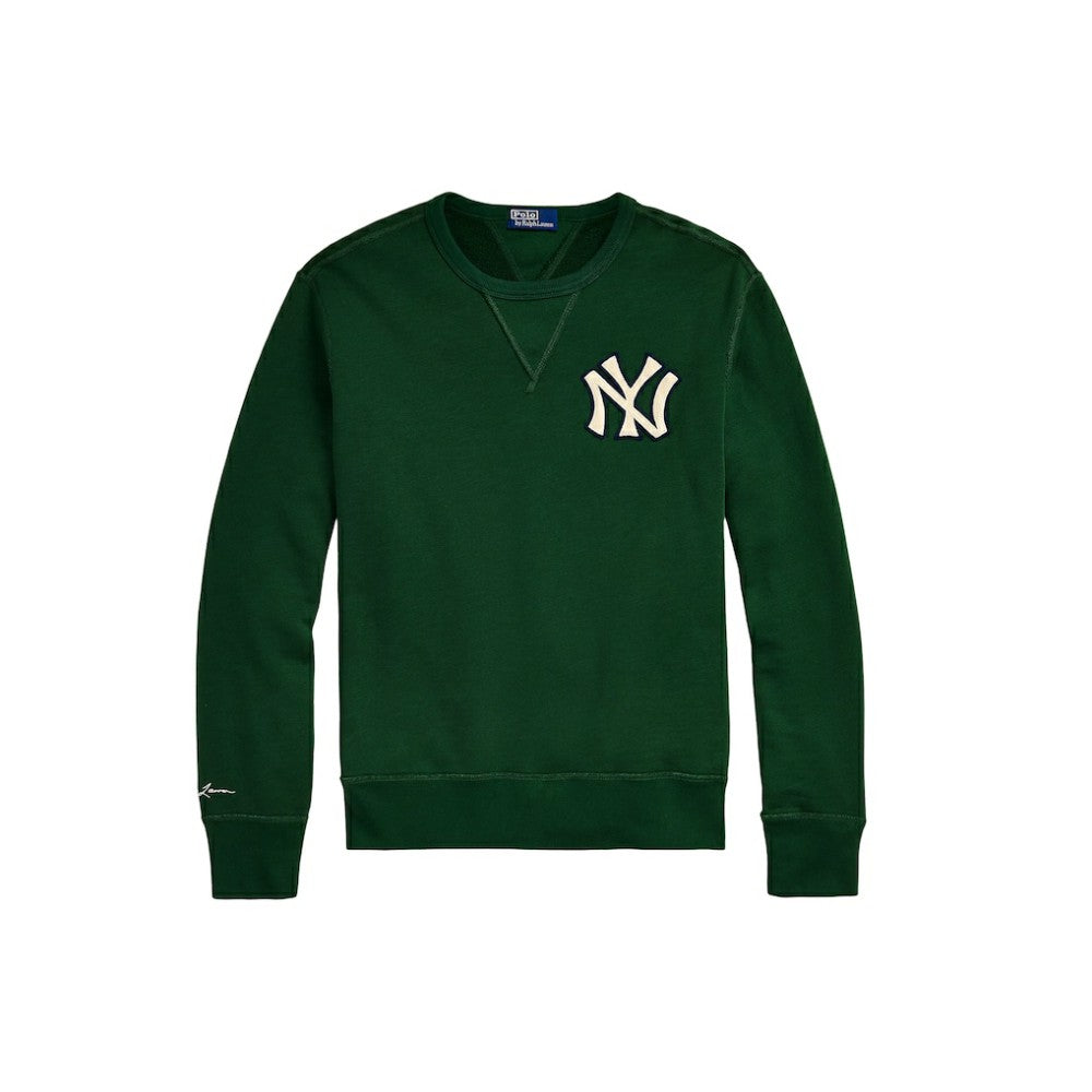 New York Yankees Polo Ralph Lauren Pullover Sweatshirt - Green