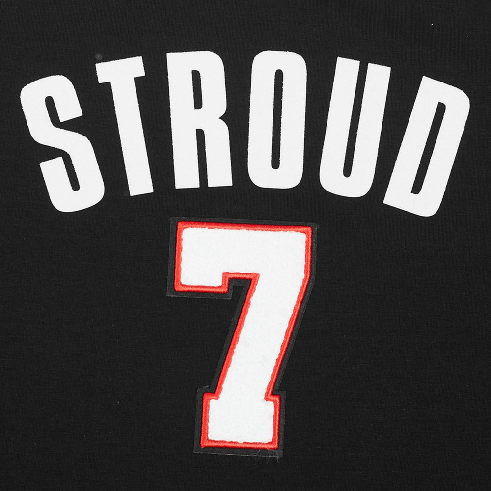 C.J. Stroud Houston Texans Pro Standard Women's Player Name & Number Cropped Boxy T-Shirt - Black discount