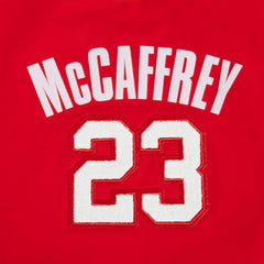 Christian McCaffrey San Francisco 49ers Pro Standard Women's Player Name & Number Cropped Boxy T-Shirt - Scarlet online