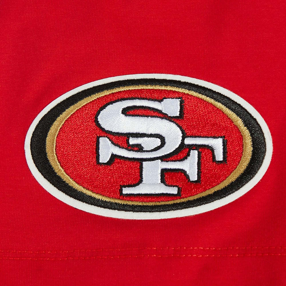 Christian McCaffrey San Francisco 49ers Pro Standard Women's Player Name & Number Cropped Boxy T-Shirt - Scarlet online