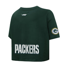 Jordan Love Green Bay Packers Pro Standard Women's Player Name & Number Cropped Boxy T-Shirt - Green for sale
