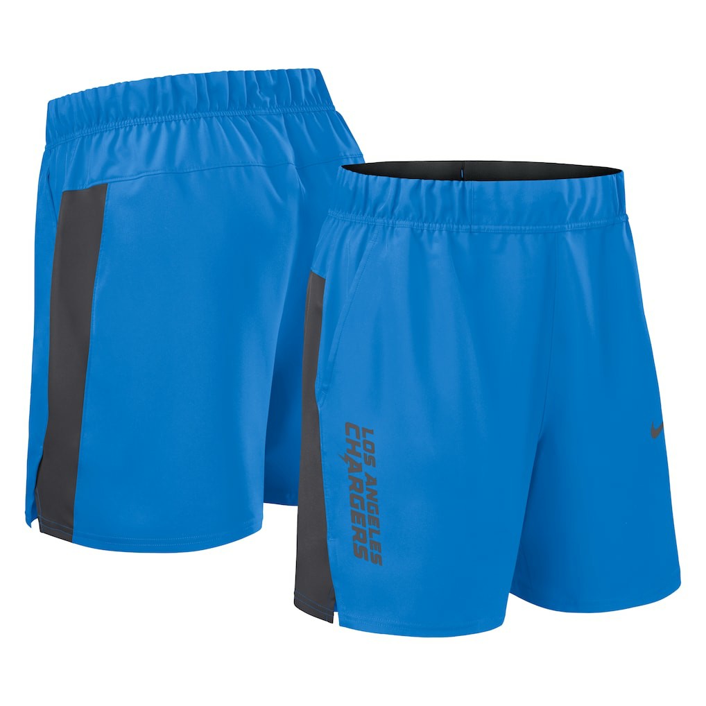 Los Angeles Chargers Woven Victory Dri-FIT Shorts - Powder Blue | Nike on sale
