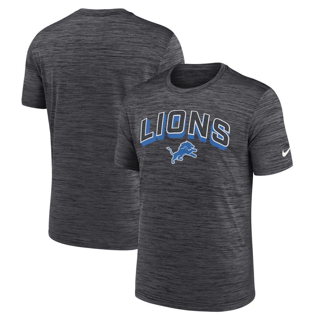 Detroit Lions Primetime Velocity Dri-FIT T-Shirt - Charcoal | Nike cheap
