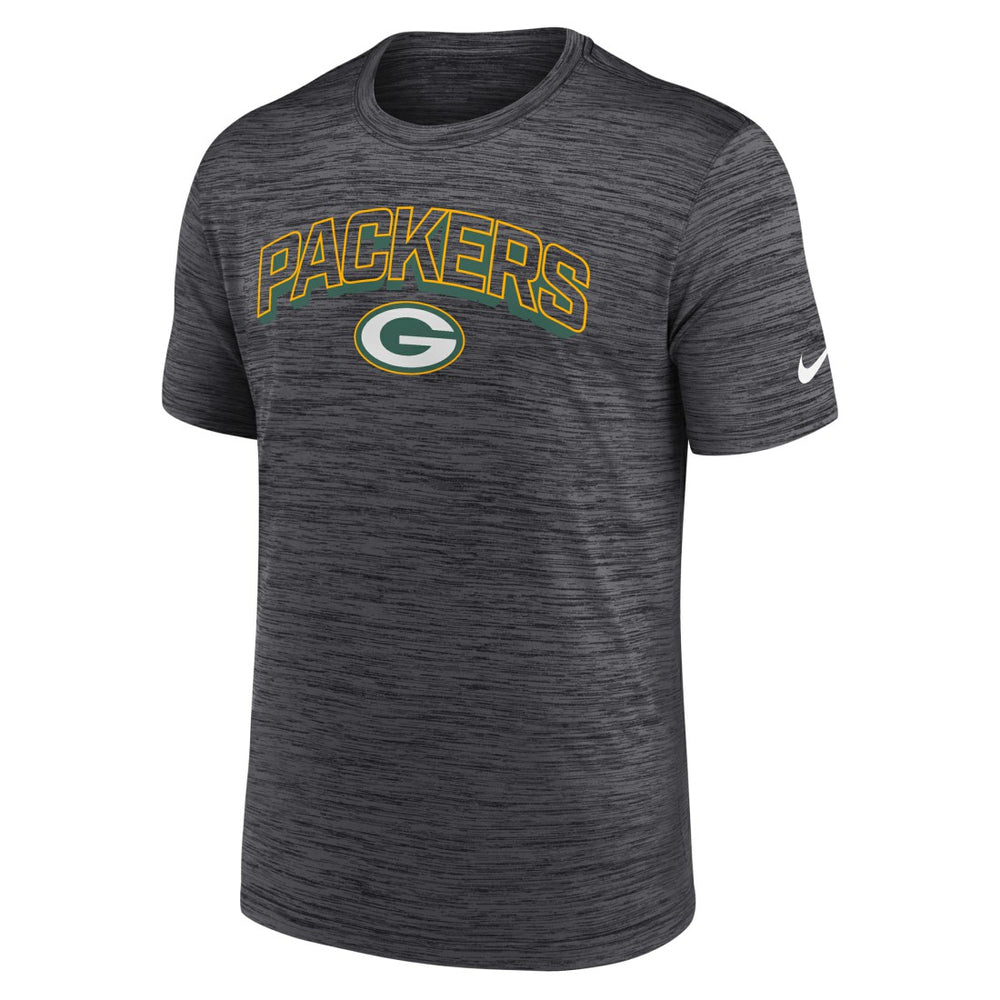 Green Bay Packers Primetime Velocity Dri-FIT T-Shirt - Charcoal | Nike on sale