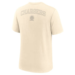 Los Angeles Chargers Glory Tri-Blend T-Shirt - Cream | Nike outlet