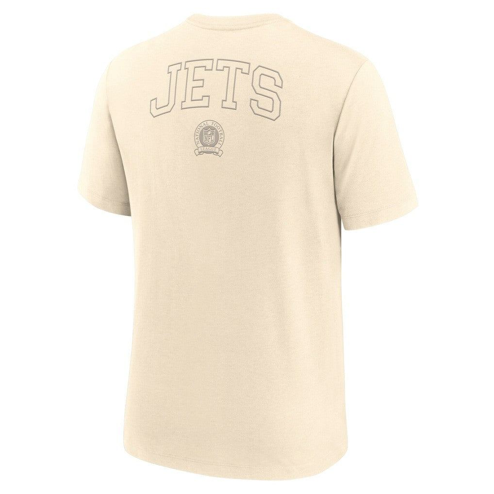 New York Jets Glory Tri-Blend T-Shirt - Cream | Nike discount