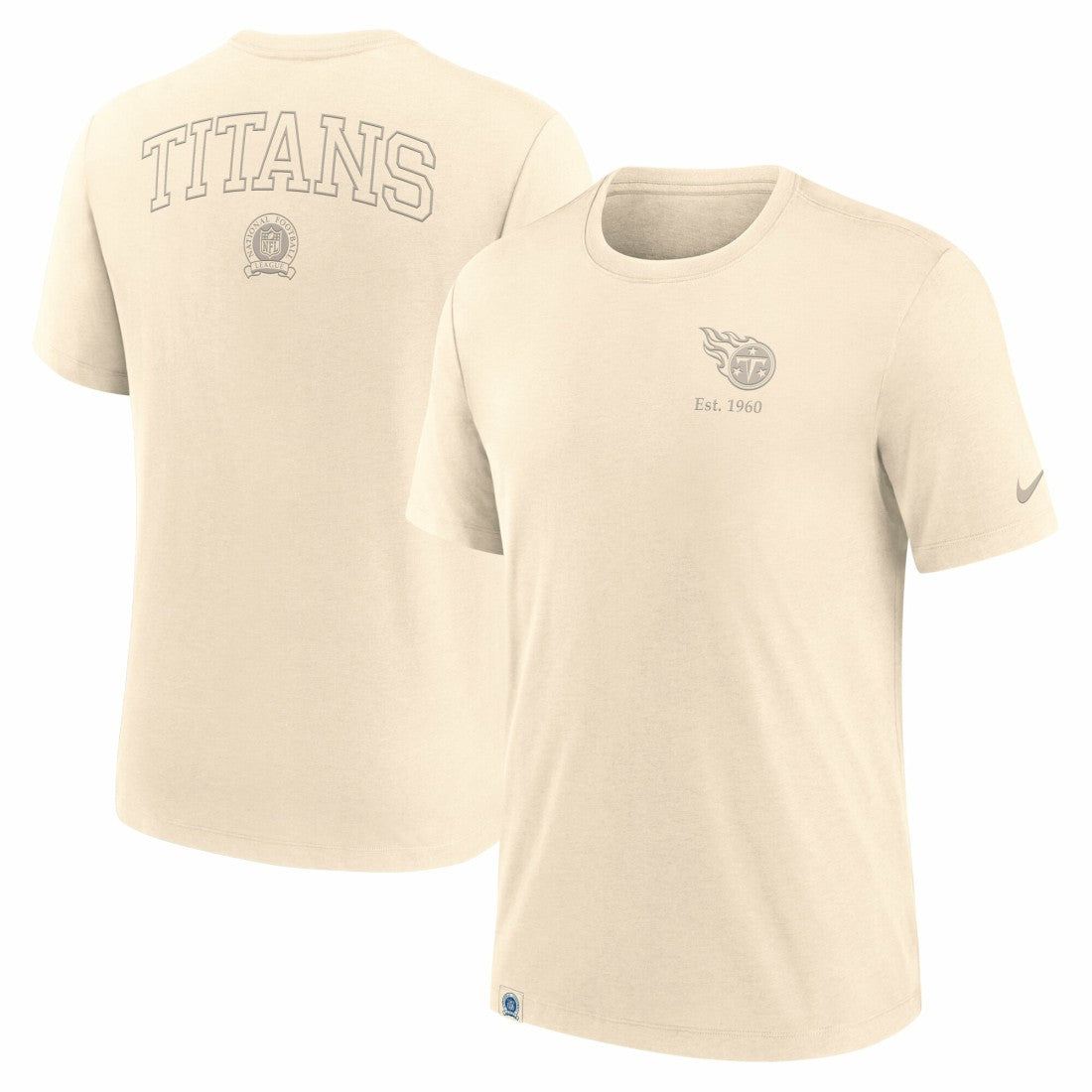 Tennessee Titans Glory Tri-Blend T-Shirt - Cream | Nike cheap