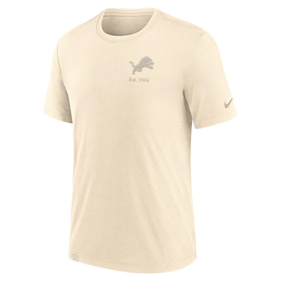 Detroit Lions Glory Tri-Blend T-Shirt - Cream | Nike on sale