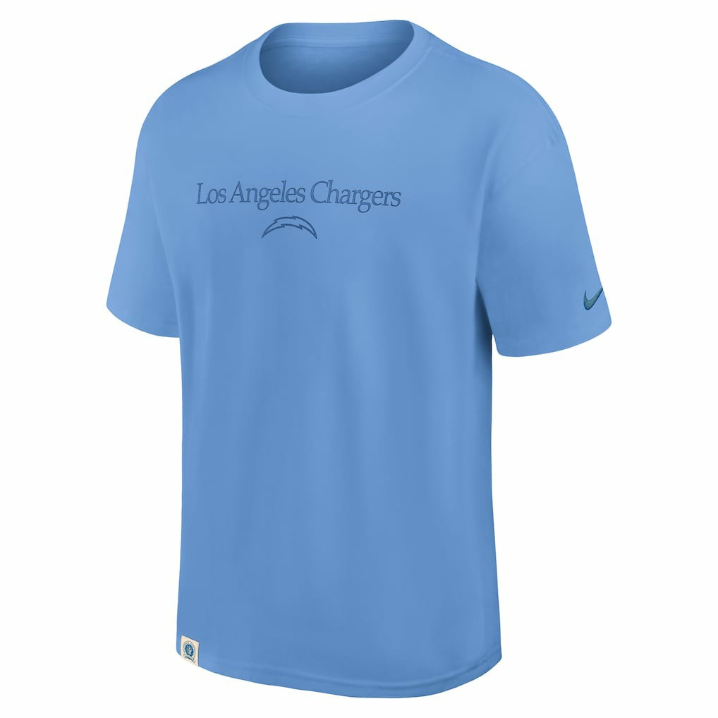 Los Angeles Chargers Glory Max90 T-Shirt - Powder Blue | Nike sale