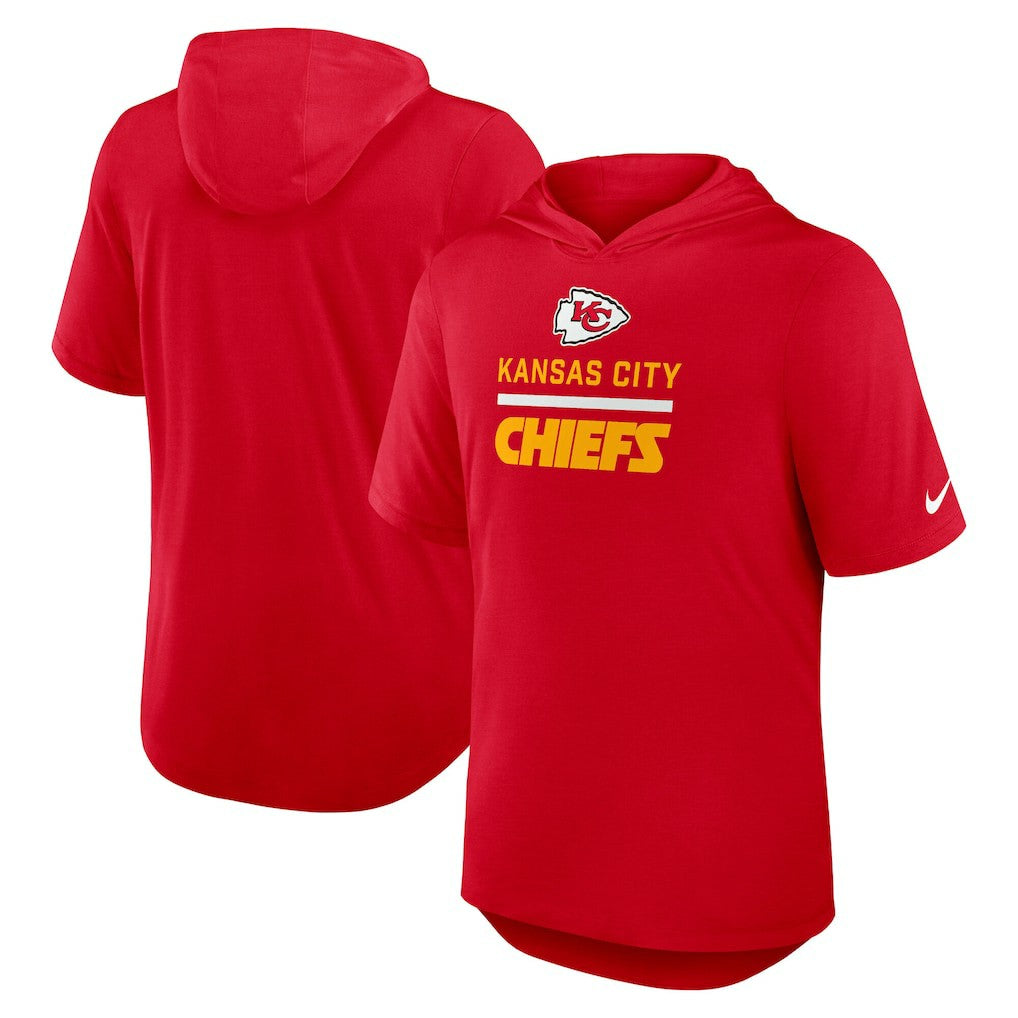 Kansas City Chiefs Lockup Tri-Blend Hoodie T-Shirt - Red | Nike on sale