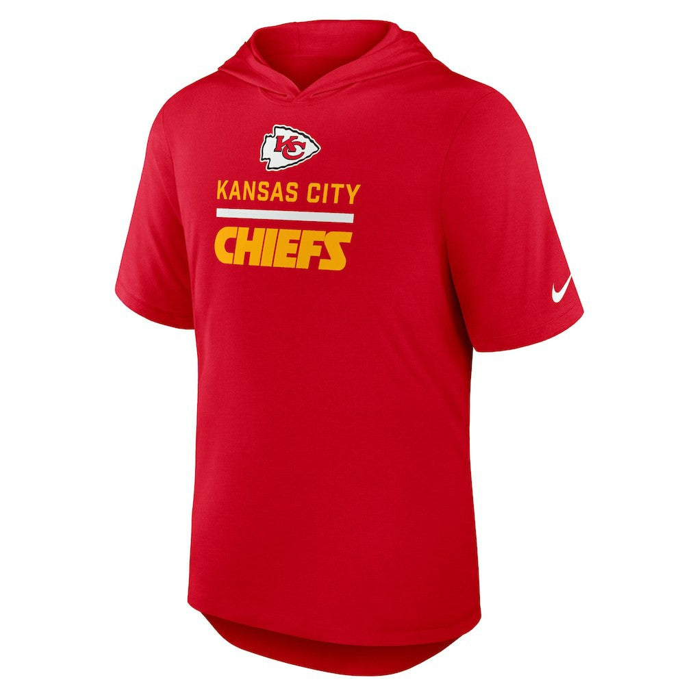 Kansas City Chiefs Lockup Tri-Blend Hoodie T-Shirt - Red | Nike on sale