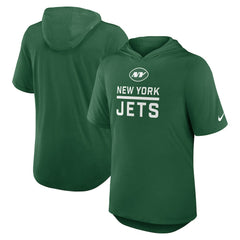 New York Jets Lockup Tri-Blend Hoodie T-Shirt - Green | Nike for sale
