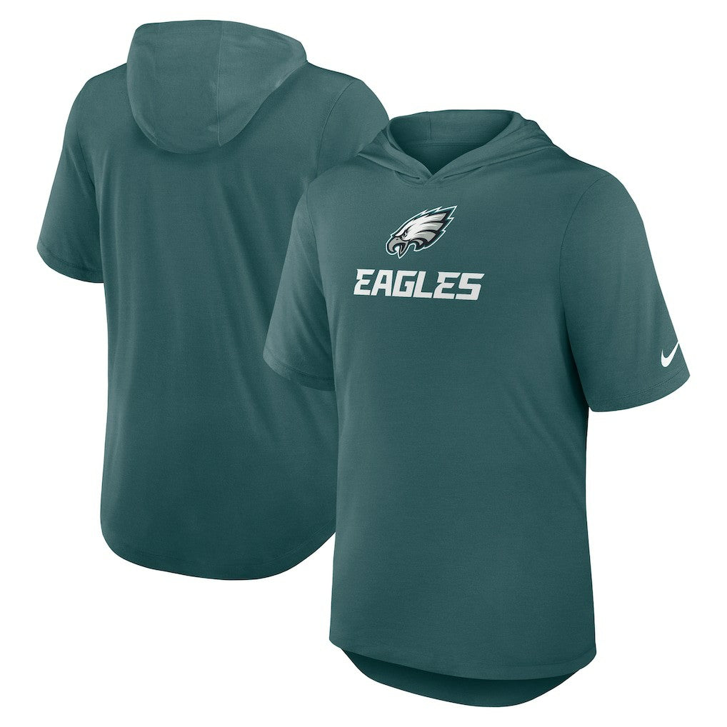 Philadelphia Eagles Lockup Tri-Blend Hoodie T-Shirt - Midnight Green | Nike cheap