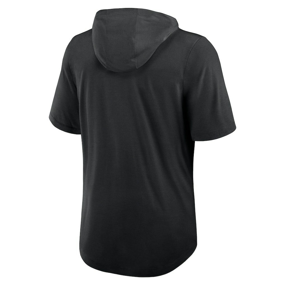 Pittsburgh Steelers Lockup Tri-Blend Hoodie T-Shirt - Black | Nike discount