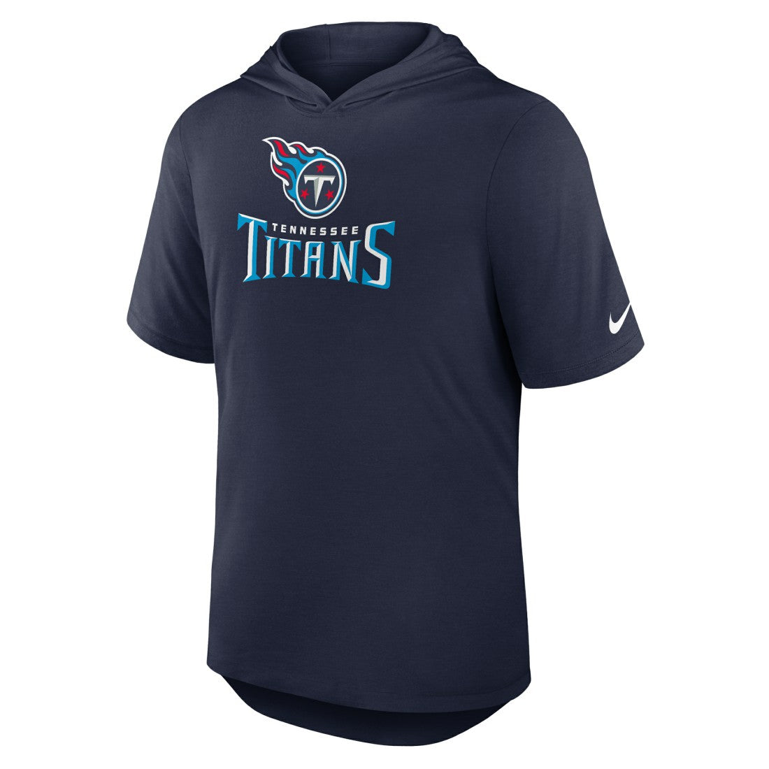 Tennessee Titans Lockup Tri-Blend Hoodie T-Shirt - Navy | Nike sale