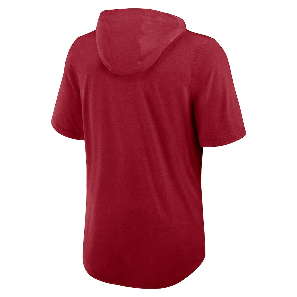 Arizona Cardinals Lockup Tri-Blend Hoodie T-Shirt - Cardinal | Nike for sale