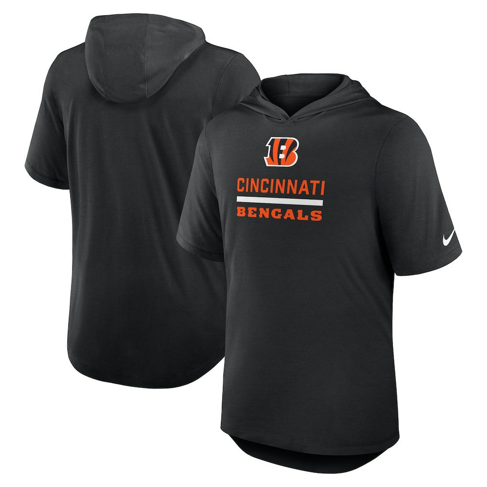 Cincinnati Bengals Lockup Tri-Blend Hoodie T-Shirt - Black | Nike cheap