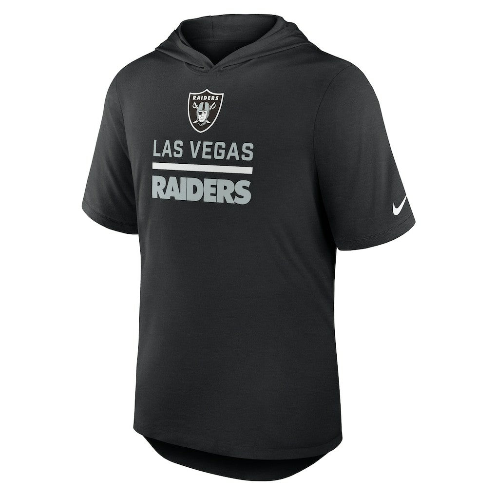 Las Vegas Raiders Lockup Tri-Blend Hoodie T-Shirt - Black | Nike on sale
