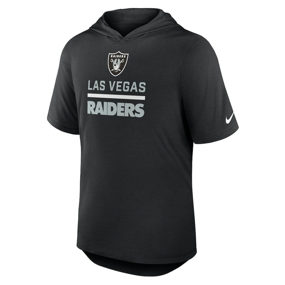 Las Vegas Raiders Lockup Tri-Blend Hoodie T-Shirt - Black | Nike on sale