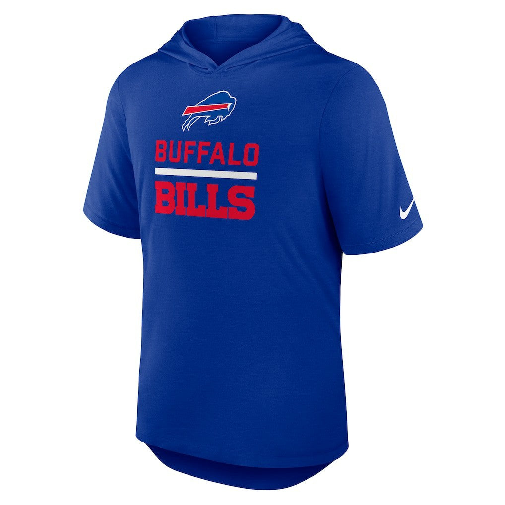 Buffalo Bills Lockup Tri-Blend Hoodie T-Shirt - Royal | Nike for sale