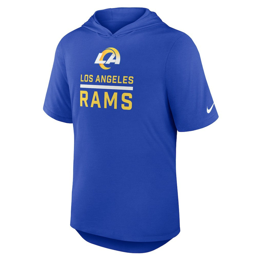 Los Angeles Rams Lockup Tri-Blend Hoodie T-Shirt - Royal | Nike online