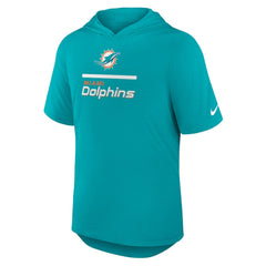 Miami Dolphins Lockup Tri-Blend Hoodie T-Shirt - Aqua | Nike sale