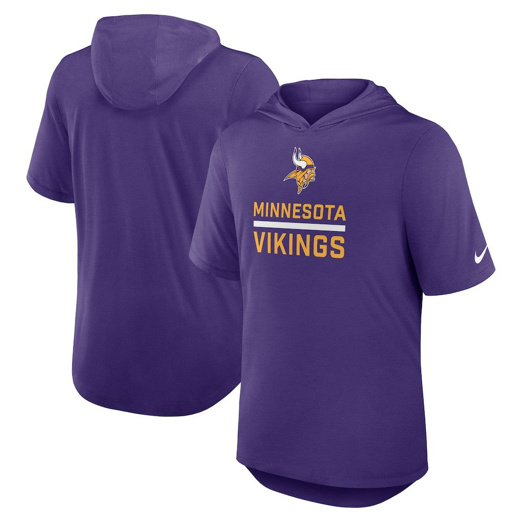 Minnesota Vikings Lockup Tri-Blend Hoodie T-Shirt - Purple | Nike sale