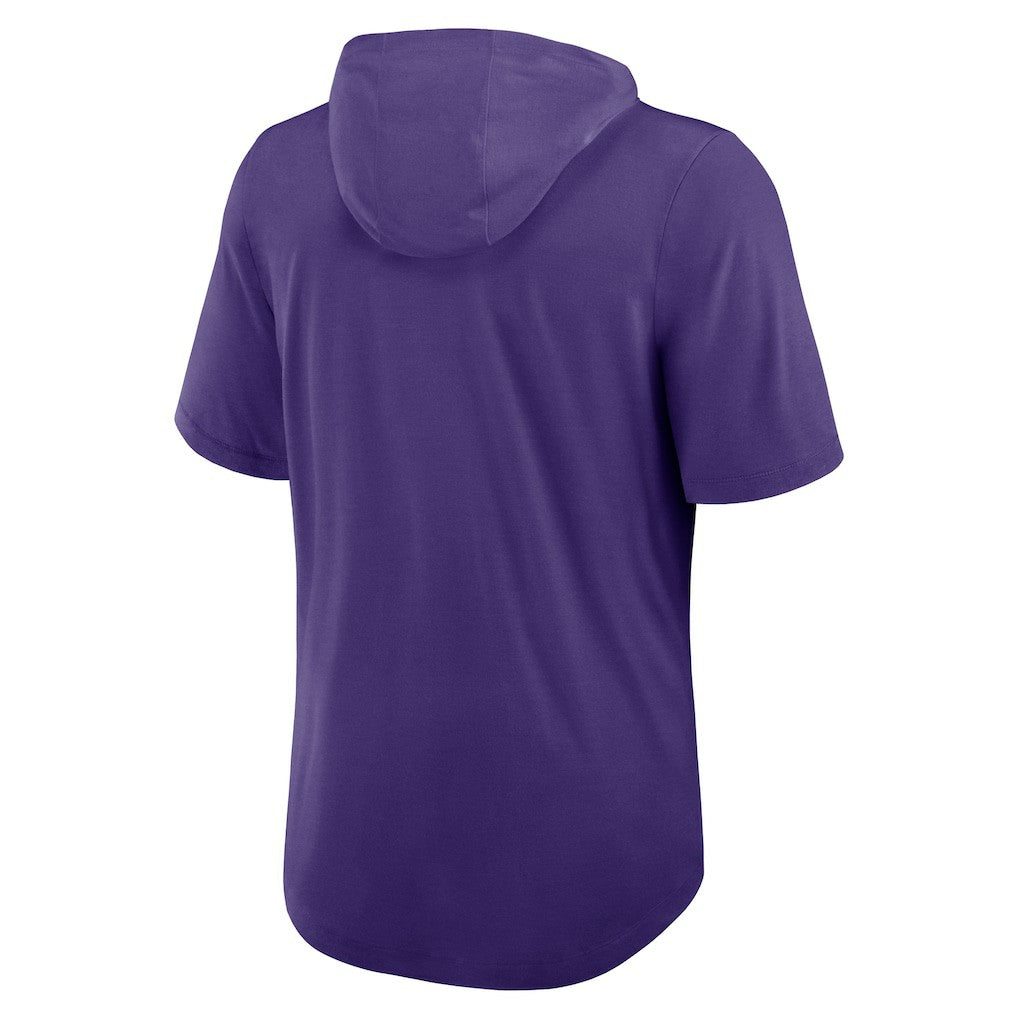 Minnesota Vikings Lockup Tri-Blend Hoodie T-Shirt - Purple | Nike sale