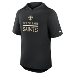 New Orleans Saints Lockup Tri-Blend Hoodie T-Shirt - Black | Nike on sale