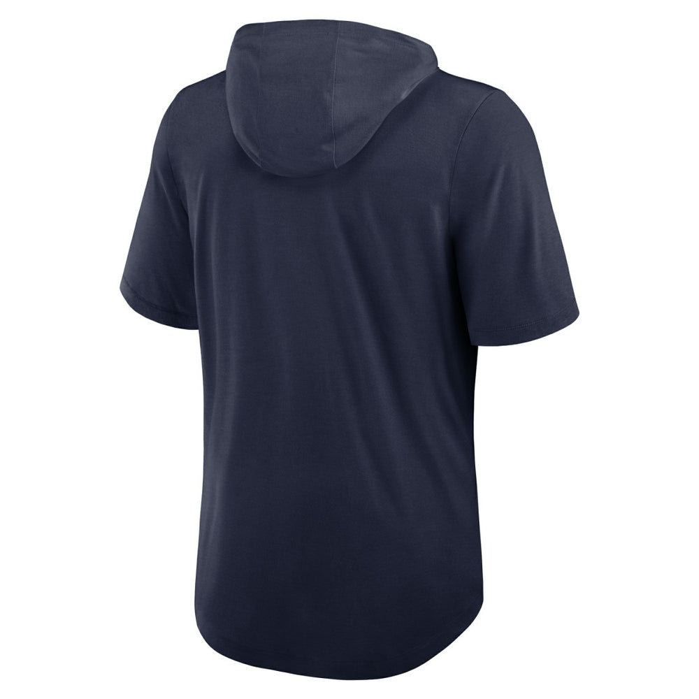 Denver Broncos Lockup Tri-Blend Hoodie T-Shirt - Navy | Nike cheap